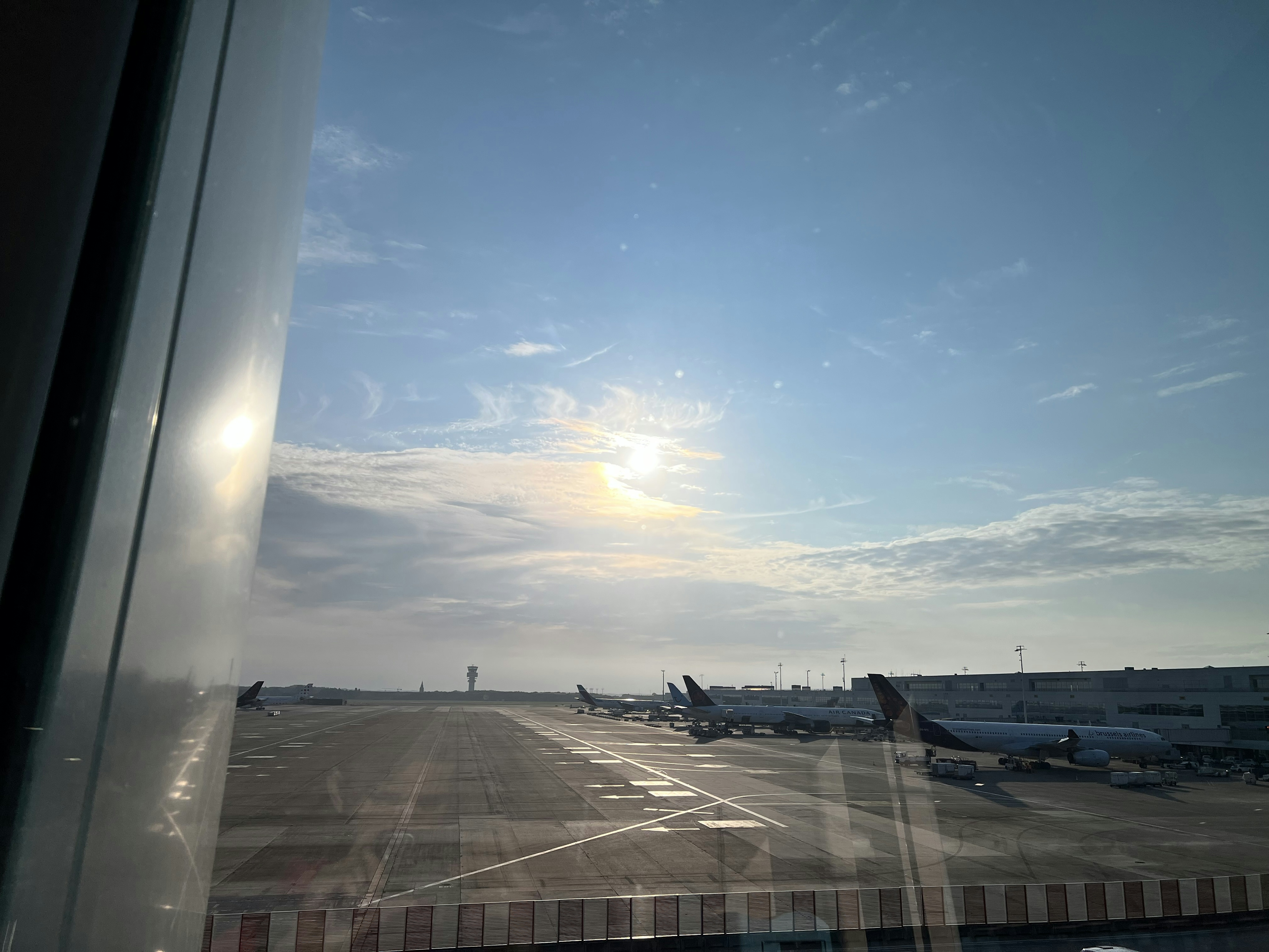 Airport view (Brussels Airport)